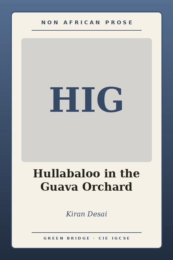 Hullabaloo in the Guava Orchard
