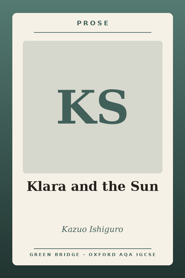 Klara and the Sun