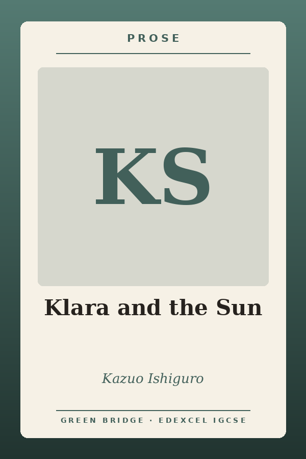 Klara and the Sun