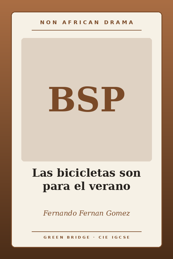 Las bicicletas son para el verano