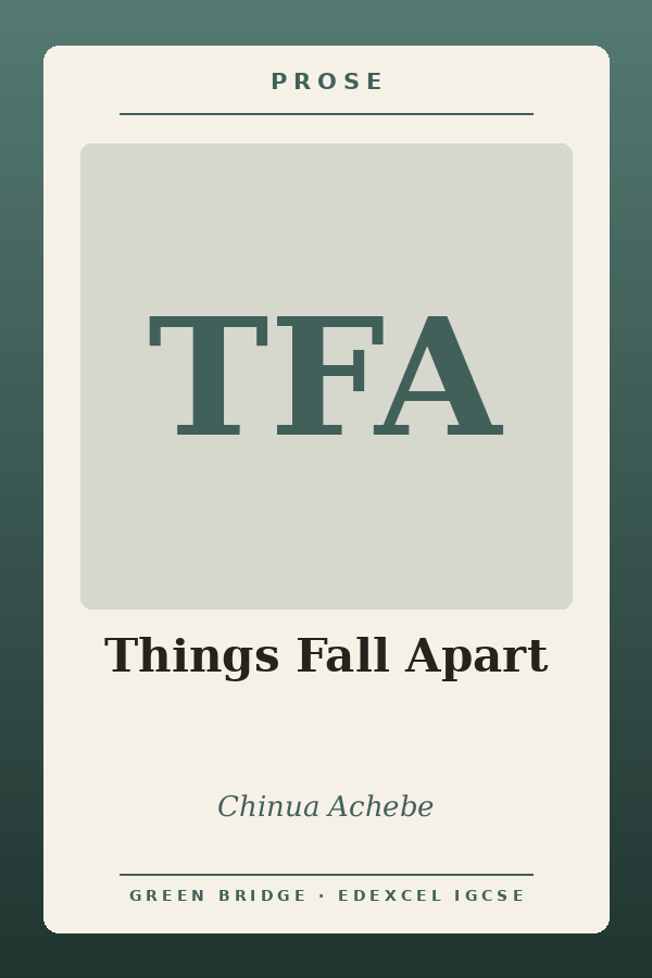 Things Fall Apart